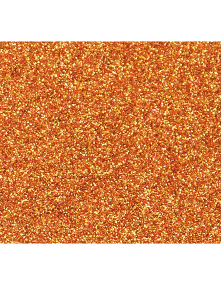 GOMA EVA  FAIBO PURPURINA HOJA 20x30 NARANJA