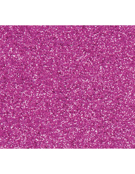 FAIBO GOMA EVA 20X30CM GROSOR 2MM PURPURINA FUCSIA BOLSA 3 UD