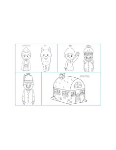 PACK MARIONETAS DE DEDOS NIEFENVER CAPERUCITA ROJA 2