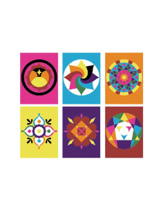 PACK 6h NIEFENVER CUADROS DE ARENA MANDALAS