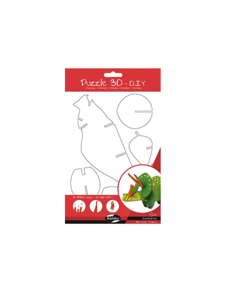 BLÍSTER PUZZLE 3D MAILDOR DIY DINOSAURIO