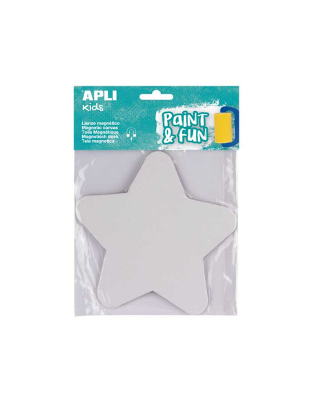 BOLSA  LIENZO MAGNÉTICO APLI KIDS ESTRELLA