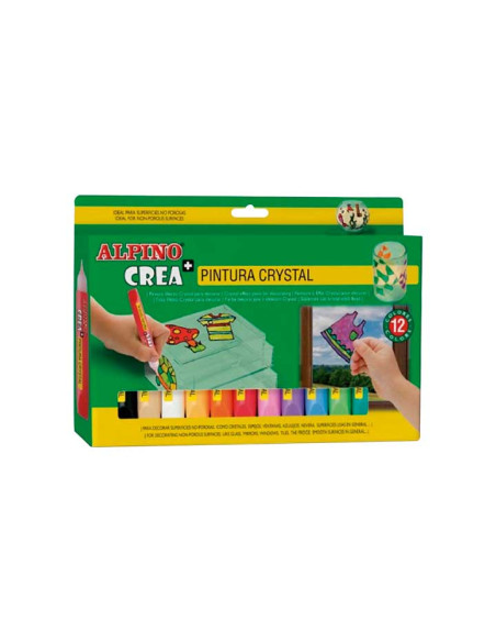 PINTURA para CRISTAL ALPINO ESTUCHE de 12