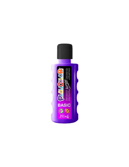 BOTE PINTURA PLAYCOLOR ACRYLIC BASIC 250ml