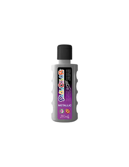 BOTE PINTURA PLAYCOLOR ACRYLIC METALLIC 250ml