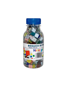 BOTE MOSAICO VIDRIO NIEFENVER 400gr 10x10mm