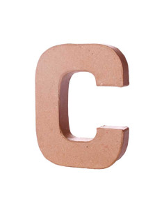LETRA DE PAPEL MACHÉ INNSPIRO C 10Cm