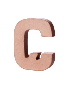 LETRA DE PAPEL MACHÉ INNSPIRO Ç 10Cm