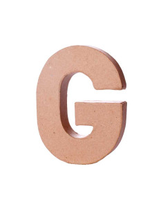 LETRA DE PAPEL MACHÉ INNSPIRO G 10Cm