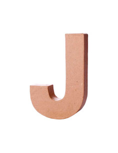 LETRA DE PAPEL MACHÉ INNSPIRO J 10Cm