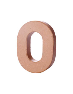 LETRA DE PAPEL MACHÉ INNSPIRO O 10Cm