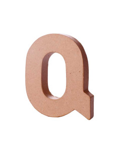 LETRA DE PAPEL MACHÉ INNSPIRO Q 10Cm