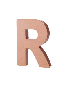 LETRA DE PAPEL MACHÉ INNSPIRO R 10Cm