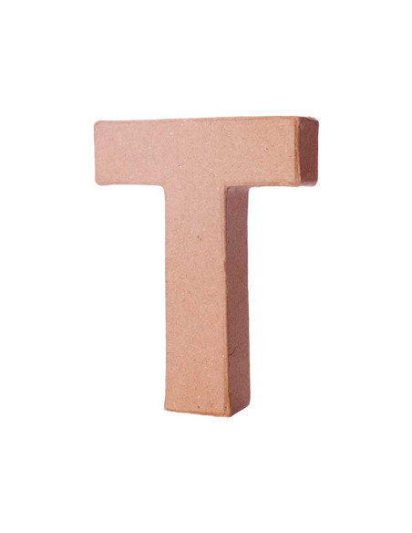 LETRA DE PAPEL MACHÉ INNSPIRO T 10Cm