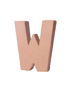LETRA DE PAPEL MACHÉ INNSPIRO W 10Cm