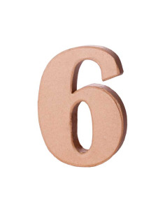 NÚMERO DE PAPEL MACHÉ INNSPIRO 6 10Cm