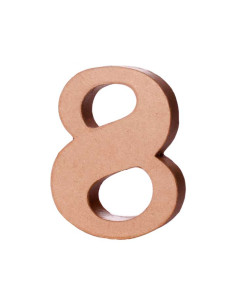 NÚMERO DE PAPEL MACHÉ INNSPIRO 8 10Cm