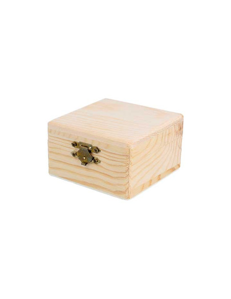 CAJA MADERA DE PINO INNSPIRO CUADRADA 85x85x5cm