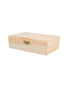 CAJA MADERA DE PINO INNSPIRO RECTANGULAR 23x8x5cm