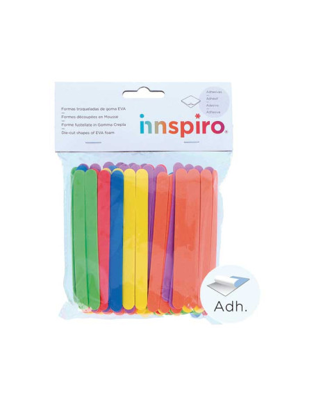 BOLSA 100 PALOS DE POLO INNSPIRO GOMA EVA ADHESIVA 114x10mm