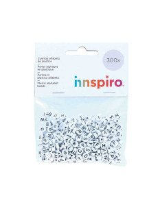 BOLSA 300 ABALORIOS REDONDOS INNSPIRO ABECEDARIO 7mm 2