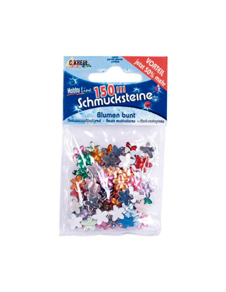 BOLSA 150 GEMAS DECORATIVAS KREUL FLORES