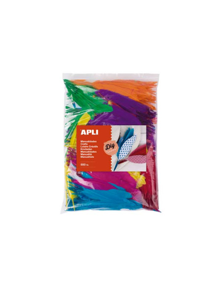PLUMAS APLI COLORES SURTIDO BOLSA DE 500