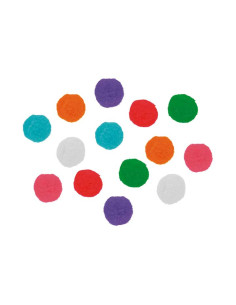 BOLSA 50 POMPONES INNSPIRO DE POLIPROPILENO Ø25mm SURTIDOS