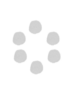 BOLSA 50 POMPONES INNSPIRO DE POLIPROPILENO Ø25mm