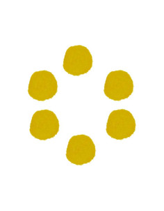 BOLSA 50 POMPONES INNSPIRO DE POLIPROPILENO Ø25mm