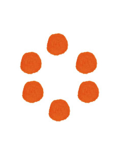 BOLSA 50 POMPONES INNSPIRO DE POLIPROPILENO Ø25mm