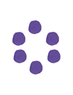 BOLSA 50 POMPONES INNSPIRO DE POLIPROPILENO Ø25mm