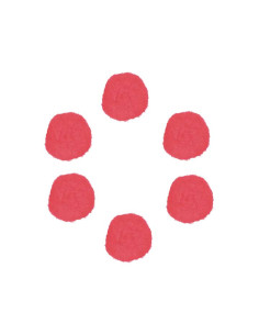 BOLSA 50 POMPONES INNSPIRO DE POLIPROPILENO Ø25mm