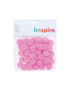 BOLSA 50 POMPONES INNSPIRO DE POLIPROPILENO Ø25mm 2