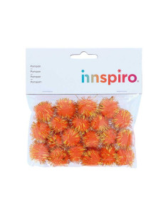 BOLSA 20 POMPONES BRILLANTES INNSPIRO Ø25mm 2