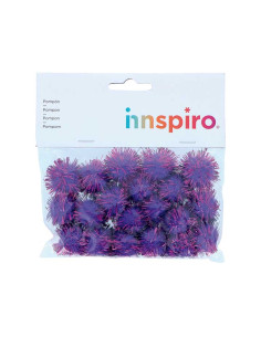 BOLSA 20 POMPONES BRILLANTES INNSPIRO Ø25mm 2