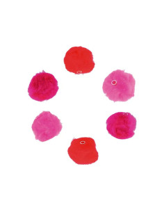 BOLSA 50 POMPONES ACRÍLICOS INNSPIRO Ø25mm CON TUBO