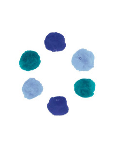 BOLSA 50 POMPONES ACRÍLICOS INNSPIRO Ø25mm CON TUBO