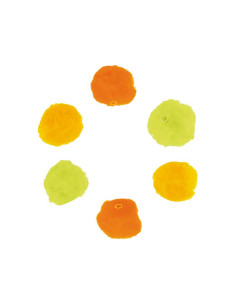 BOLSA 50 POMPONES ACRÍLICOS INNSPIRO Ø25mm CON TUBO