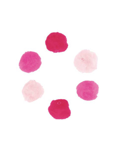 BOLSA 50 POMPONES ACRÍLICOS INNSPIRO Ø25mm CON TUBO