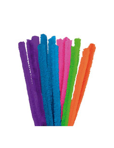 BOLSA 10 CHENILLAS ACRÍLICOS INNSPIRO Ø15mm SURTIDOS