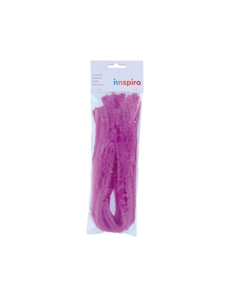 BOLSA 10 CHENILLAS ACRÍLICOS INNSPIRO Ø15mm