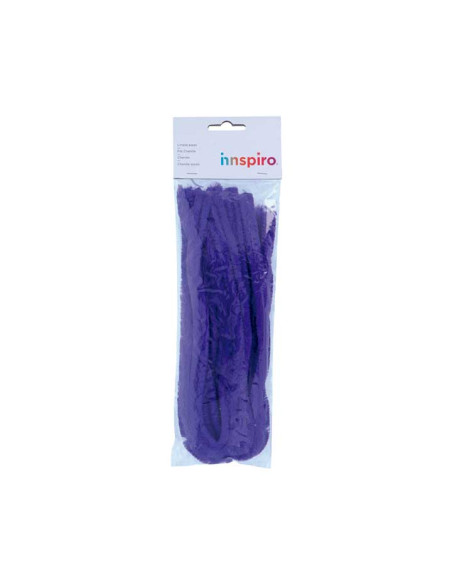 BOLSA 10 CHENILLAS ACRÍLICOS INNSPIRO Ø15mm