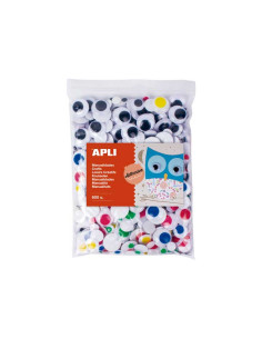 MAXI BOLSA 600 OJOS MÓVILES APLI ADHESIVOS SURTIDOS