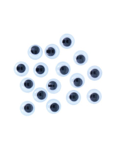 BOLSA 80 OJOS MÓVILES REDONDOS INNSPIRO ADHESIVOS Ø 8mm