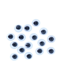 BOLSA 72 OJOS MÓVILES REDONDOS INNSPIRO ADHESIVOS Ø 10mm