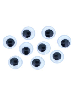 BOLSA 24 OJOS MÓVILES REDONDOS INNSPIRO ADHESIVOS Ø 20mm