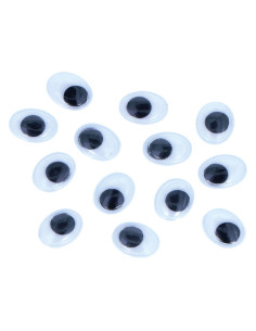 BOLSA 80 OJOS MÓVILES OVALADOS INNSPIRO ADHESIVOS 8x10mm