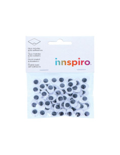 BOLSA 70 OJOS MÓVILES OVALADOS INNSPIRO ADHESIVOS 10x13mm 2