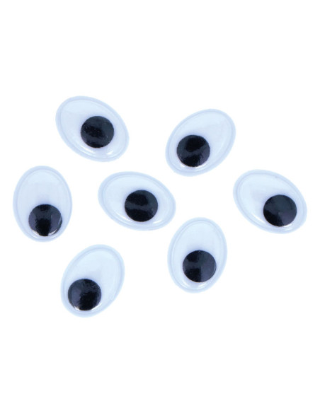 BOLSA 50 OJOS MÓVILES OVALADOS INNSPIRO ADHESIVOS 12x16mm